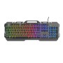 Clavier pour jeu Trust GXT 853 ESCA Espagnol Qwerty LED RGB | Tienda24 Tienda24.eu