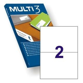 Etiquetas para Impressora MULTI 3 210 x 148 mm Branco Reto 100 Folhas 500 Folhas de MULTI 3, Etiquetas adesivas e autocolante...