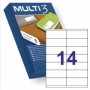 Étiquettes adhésives MULTI 3 500 Volets 105 x 42,4 mm Blanc | Tienda24 - Global Online Shop Tienda24.eu