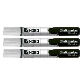 Liquid chalk marker Pentel Maxiflo MWL-5S Black (12 Pieces) | Tienda24 - Global Online Shop Tienda24.eu