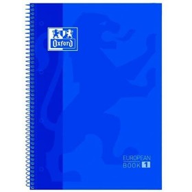 Cahier Oxford European Book Blue marine A4 5 Pièces de Oxford, Cahiers à spirales - Réf : S8414296, Prix : 24,77 €, Remise : %