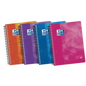 Caderno Oxford Multicolor A5 5 Peças 120 Folhas de Oxford, Cadernos de argolas - Ref: S8414327, Preço: 30,47 €, Desconto: %