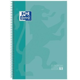 Caderno Oxford European Book Ice Menta A4 5 Peças de Oxford, Cadernos de argolas - Ref: S8414354, Preço: 22,37 €, Desconto: %