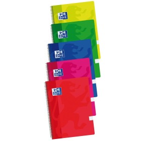 Caderno Oxford Multicolor Din A4 5 Peças 80 Folhas de Oxford, Cadernos de argolas - Ref: S8414357, Preço: 18,38 €, Desconto: %