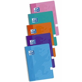 Caderno Oxford Multicolor Din A4 5 Peças 80 Folhas de Oxford, Cadernos de argolas - Ref: S8414358, Preço: 18,28 €, Desconto: %