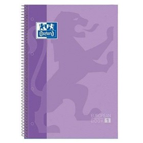 Notebook Oxford European Book Light mauve A4 5 Pieces by Oxford, Wirebound Notebooks - Ref: S8414364, Price: 21,48 €, Discoun...