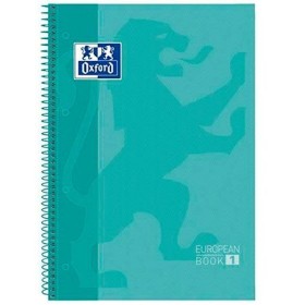 Caderno Oxford European Book Menta A4 5 Peças de Oxford, Cadernos de argolas - Ref: S8414365, Preço: 24,73 €, Desconto: %