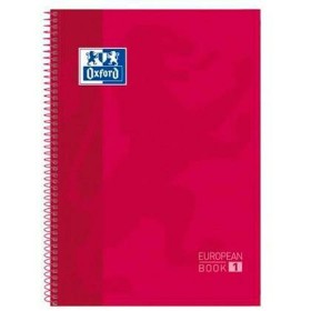 Notebook Oxford European Book Red A4 5 Pieces by Oxford, Wirebound Notebooks - Ref: S8414367, Price: 20,11 €, Discount: %