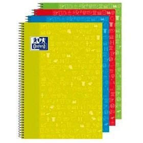 Caderno Oxford Write & Erase Multicolor Din A4 4 Peças 80 Folhas de Oxford, Cadernos de argolas - Ref: S8414395, Preço: 12,49...