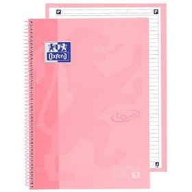 Notebook Oxford European Book School Light Pink A4 5 Pieces by Oxford, Wirebound Notebooks - Ref: S8414396, Price: 22,95 €, D...