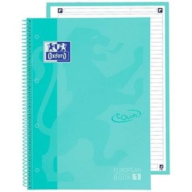 Caderno Oxford European Book School Menta A4 5 Peças de Oxford, Cadernos de argolas - Ref: S8414398, Preço: 22,14 €, Desconto: %