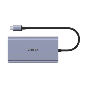 USB Hub Unitek D1019B Grey 100 W