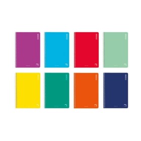 Notebook Pacsa Basic Multicolour Quarto 10 Pieces 80 Sheets by Pacsa, Wirebound Notebooks - Ref: S8414659, Price: 10,84 €, Di...