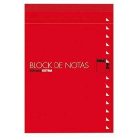 Bloc de Notes ENRI Rouge 1/8 80 Volets 4 mm (10 Unités) | Tienda24 - Global Online Shop Tienda24.eu