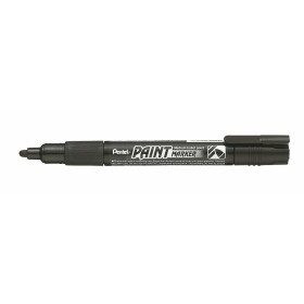 Rotulador permanente Pentel Preto 12 Peças de Pentel, Marcadores permanentes - Ref: S8414973, Preço: 33,60 €, Desconto: %