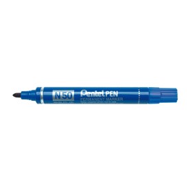 Rotulador permanente Pentel N50-BE Azul 12 Peças de Pentel, Marcadores permanentes - Ref: S8414983, Preço: 20,01 €, Desconto: %