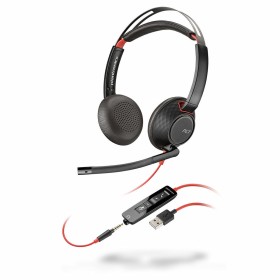 Headphones with Microphone Poly 207576-201 Black Red by Poly, PC Headsets - Ref: S8415672, Price: 99,09 €, Discount: %