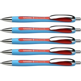 Pen Schneider Slider Rave XB Red (5 Pieces) by Schneider, Retractable Ballpoint Pens - Ref: S8417282, Price: 19,47 €, Discoun...