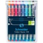 Set di Penne Schneider Slider Basic Multicolore 8 Pezzi | Tienda24 - Global Online Shop Tienda24.eu