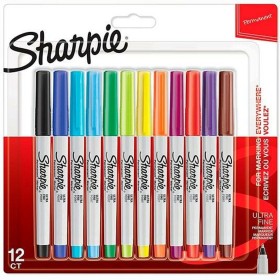 Set di Pennarelli Sharpie 2065408 Multicolore 12 Pezzi di Sharpie, Pennarelli indelebili e marcatori - Rif: S8417489, Prezzo:...