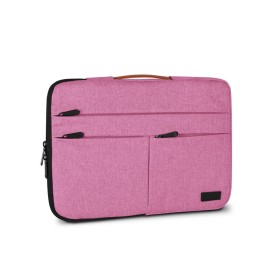 Mala para Portátil Subblim Air Padding 360 Cinzento Cor de Rosa de Subblim, Bolsas e capas para computadores portáteis e netb...