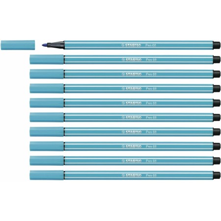 Rotuladores Stabilo Pen 68 Azul Cobalto (10 Piezas) | Tienda24 - Global Online Shop Tienda24.eu