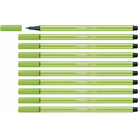 Feutres Stabilo Pen 68 Vert clair (10 Pièces) | Tienda24 - Global Online Shop Tienda24.eu