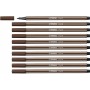 Felt-tip pens Stabilo Pen 68 Brown (10 Pieces) | Tienda24 - Global Online Shop Tienda24.eu