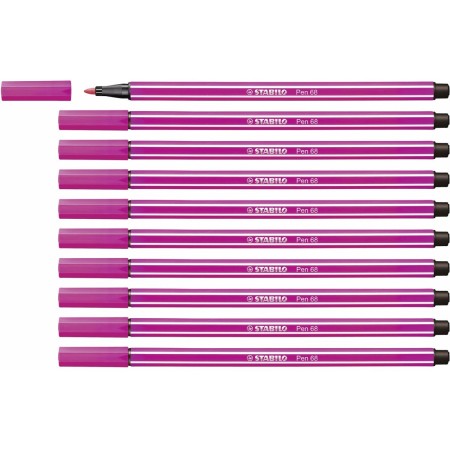 Pennarelli Stabilo Pen 68 Rosa (10 Pezzi) | Tienda24 - Global Online Shop Tienda24.eu