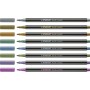 Marker-Set Stabilo Pen 68 metallic 8 Stücke Bunt | Tienda24 - Global Online Shop Tienda24.eu