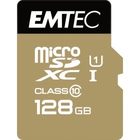 Scheda Di Memoria Micro SD con Adattatore EMTEC microSD Class10 Gold+