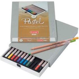 Crayon pastel Bruynzeel Design Coffret 12 Pièces Multicouleur de Bruynzeel, Matériel de dessin - Réf : S8418269, Prix : 20,17...