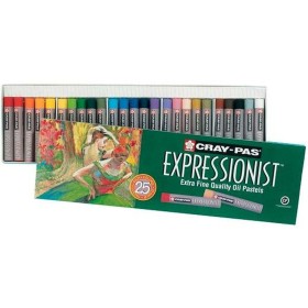 Set of soft pastel chalks Talens Sakura CRAY-PAS EXPRESSIONIST 25 Peças Multicolor de Talens Sakura, Materiais de desenho - R...