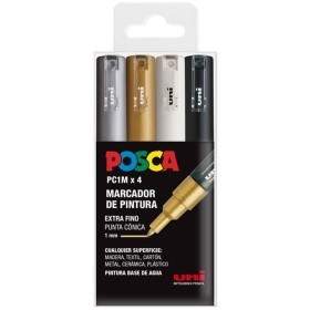 boîte de marqueurs POSCA PC-1M BWSG Multicouleur de POSCA, Matériel de dessin - Réf : S8418982, Prix : 12,21 €, Remise : %