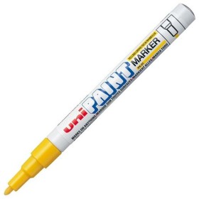 Marcatore permanente Uni-Ball Paint PX-21L Giallo 12 Pezzi di Uni-Ball, Pennarelli indelebili e marcatori - Rif: S8419268, Pr...