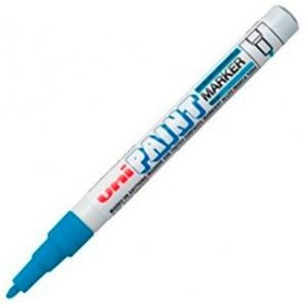 Marcatore permanente Uni-Ball Paint PX-21L Azzurro 12 Pezzi di Uni-Ball, Pennarelli indelebili e marcatori - Rif: S8419272, P...