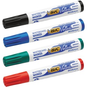 Marker pen/felt-tip pen Bic Velleda Blue (12 Pieces) | Tienda24 - Global Online Shop Tienda24.eu