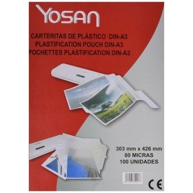 Pouches per plastificazione Fellowes 100 Pezzi Trasparente A3 (5 Unità) | Tienda24 - Global Online Shop Tienda24.eu