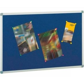 Tablero de Corcho Faibo Azul Gris 90 x 120 cm de Faibo, Tableros de mensajes - Ref: S8420583, Precio: 78,63 €, Descuento: %