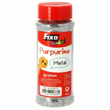 Purpurina Fixo kids! Prateado 100 g | Tienda24 - Global Online Shop Tienda24.eu