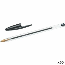 Pen Bic Cristal Fine Black 0,3 mm 50 Pieces | Tienda24 - Global Online Shop Tienda24.eu