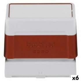 Sellos Brother 22 x 60 mm Montura Rojo (6 Unidades) de Brother, Sellos y materiales para sellos - Ref: S8421106, Precio: 53,4...