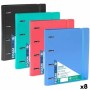 Ring binder Carchivo Multicolour A4 (8 Units) | Tienda24 - Global Online Shop Tienda24.eu