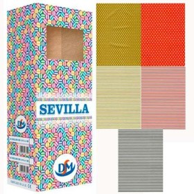 Carta Regalo DM Sevilla Multicolore Rotolo 70 x 200 cm (50 Unità) di DM, Carta da regalo - Rif: S8421206, Prezzo: 36,30 €, Sc...