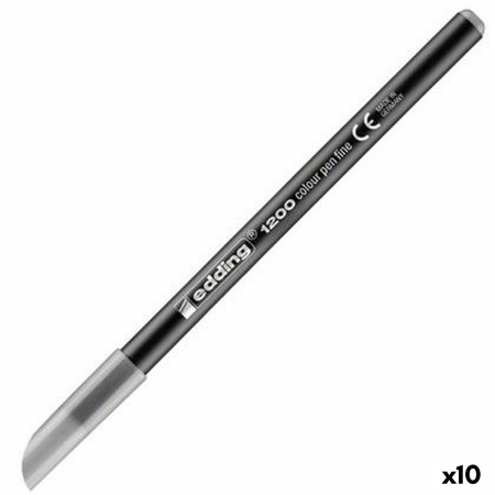 Filzstifte Edding 1200 Silberfarben (10 Stück) | Tienda24 - Global Online Shop Tienda24.eu