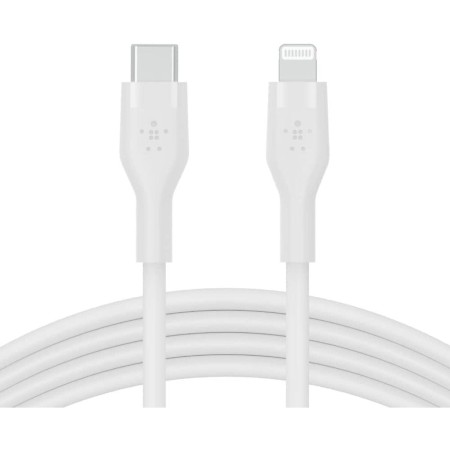 Cable USB-C a Lightning Belkin CAA009BT1MWH 1 m Blanco (1 unidad) de Belkin, Cables USB - Ref: M0312656, Precio: 50,34 €, Des...