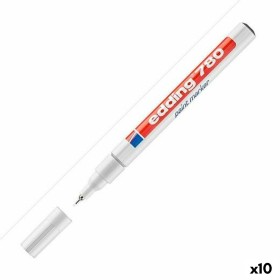 Marqueur permanent Edding 780 Blanc 10 Unités de Edding, Marqueurs indélébiles & Stylos-marqueurs - Réf : S8421346, Prix : 38...