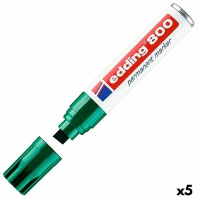 Permanent marker Edding 800 Green (5 Units) by Edding, Permanent Markers & Marker Pens - Ref: S8421354, Price: 29,16 €, Disco...