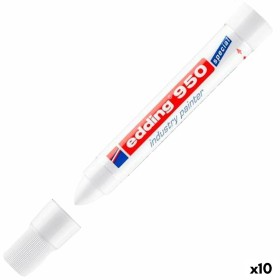 Permanent marker Edding 950 White 10 Pieces (10 Units) by Edding, Permanent Markers & Marker Pens - Ref: S8421376, Price: 56,...