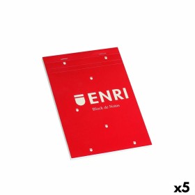 Paper Bag ENRI Red A5 80 Sheets 4 mm (5 Units) by ENRI, Notepads & Memo Books - Ref: S8421426, Price: 8,20 €, Discount: %